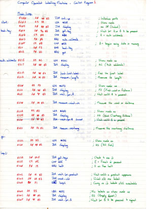 Hand-written 6502 op codes